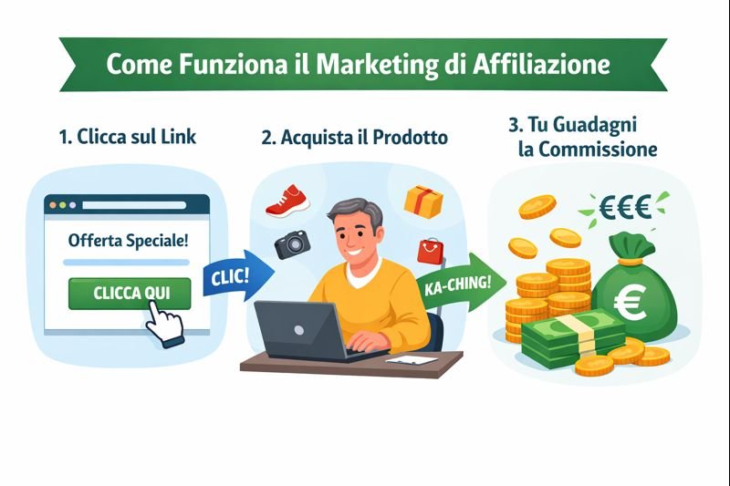 Guadagnare con le affiliazioni online passo dopo passo