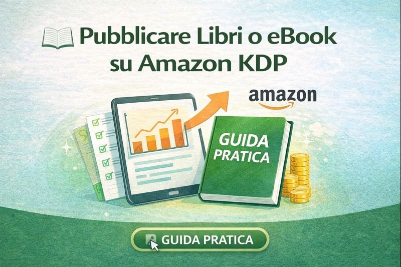 Pubblicare libri ed ebook su Amazon KDP per guadagnare online con la vendita di contenuti digitali