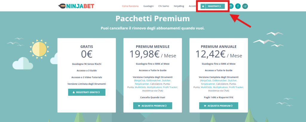 ninjabet pratica 1 matched betting passo passo come fare prima scommessa